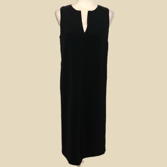Lost April Black Sleeveless Office Shift Dress Size Small - Picture 1 of 9
